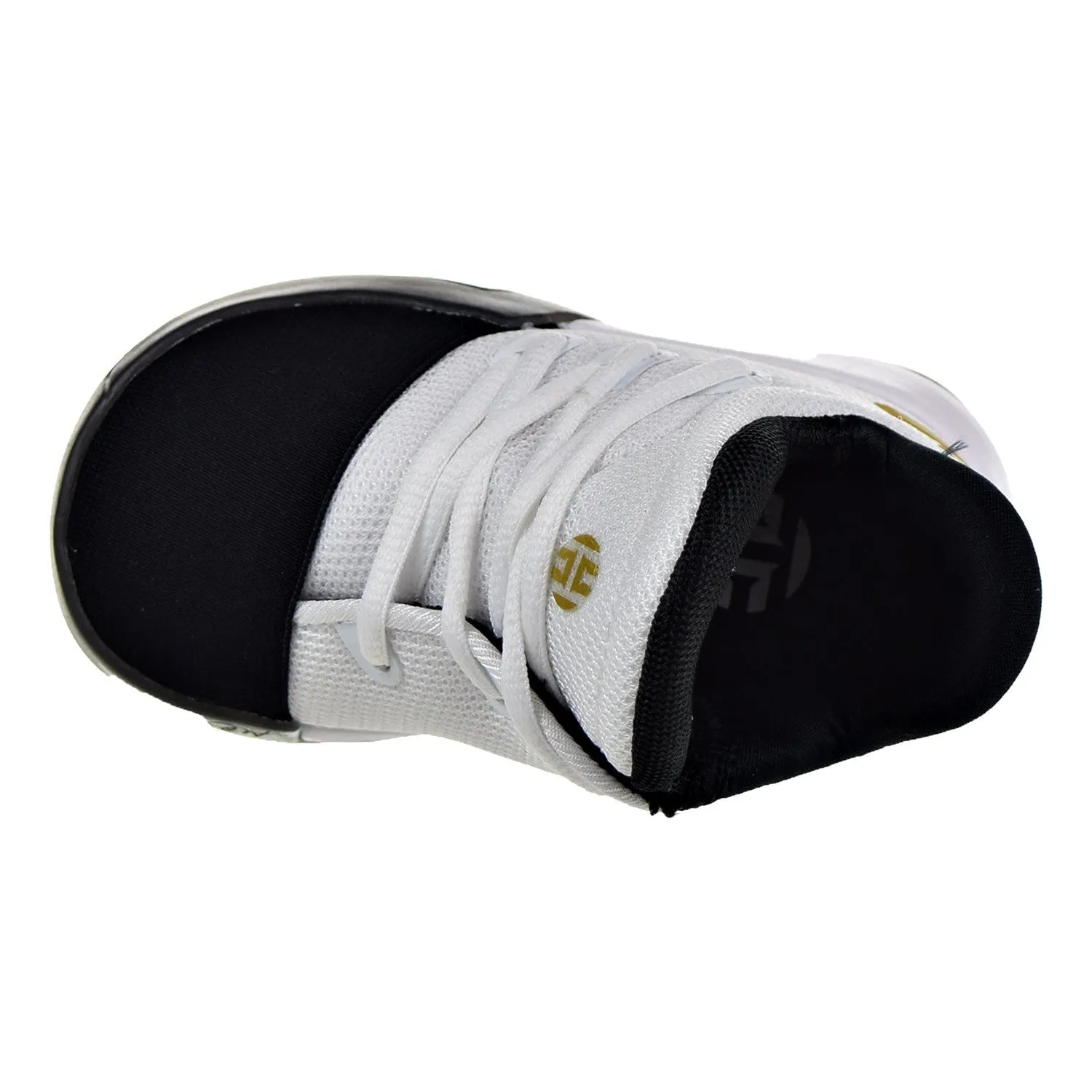 Adidas Harden Vol.1 I Toddler's Shoes White/Black/Metallic Gold