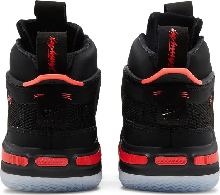 Air Jordan 36 Black Infrared sneakers, black