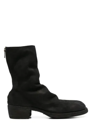 BACK ZIP MID BOOT