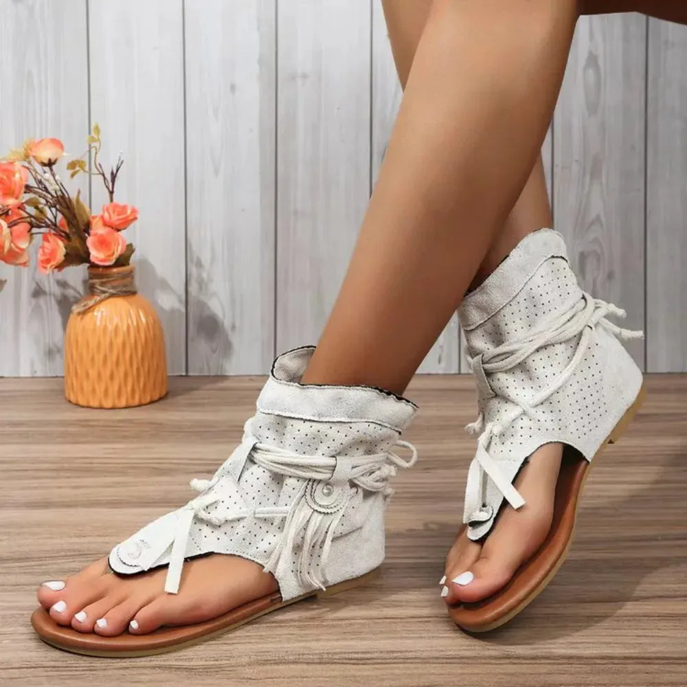 Bella | Fringe Detail Sandals