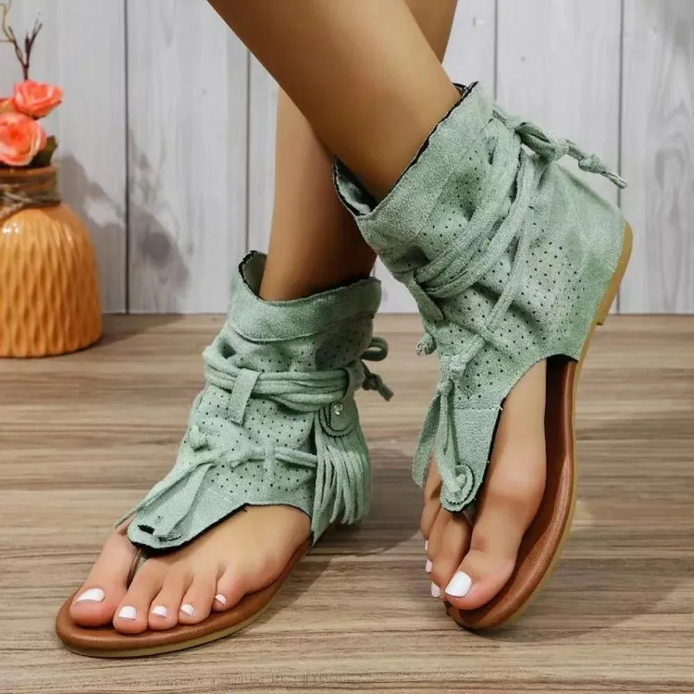 Bella | Fringe Detail Sandals