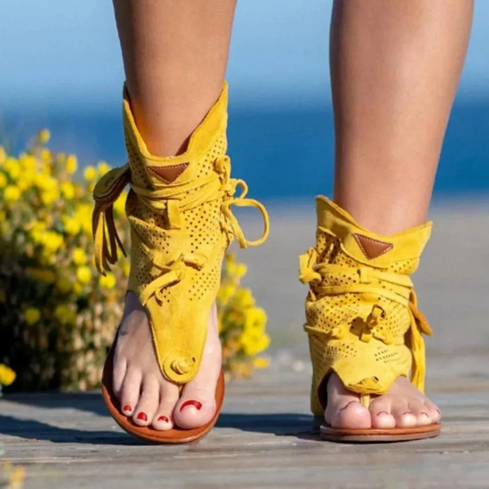 Bella | Fringe Detail Sandals