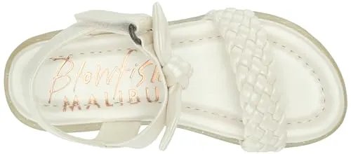 Blowfish Malibu Kids Miffy-t Sandal, Pearl White, 6