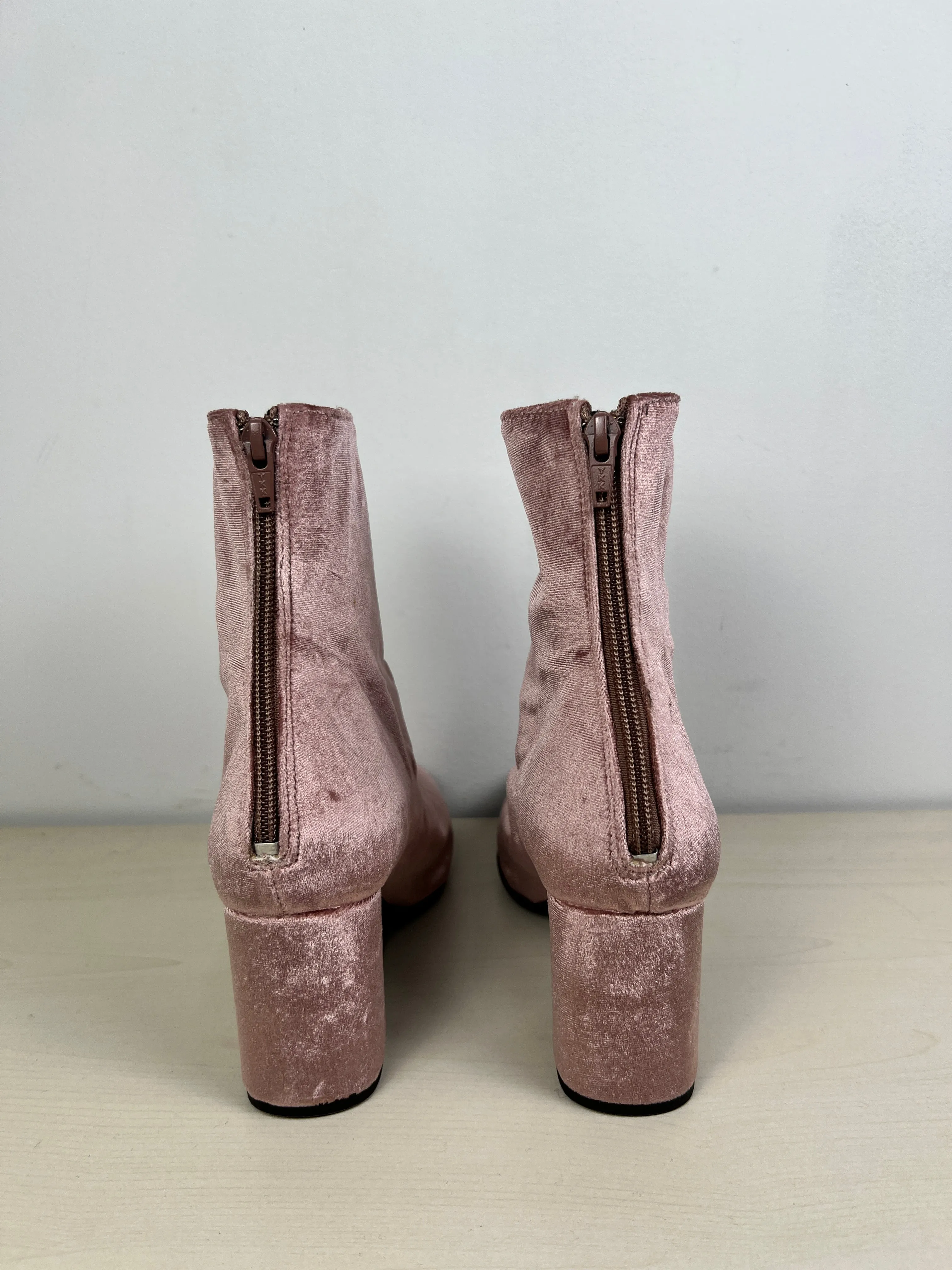 Boots Ankle Heels By Free People In Pink, Size: 7.5