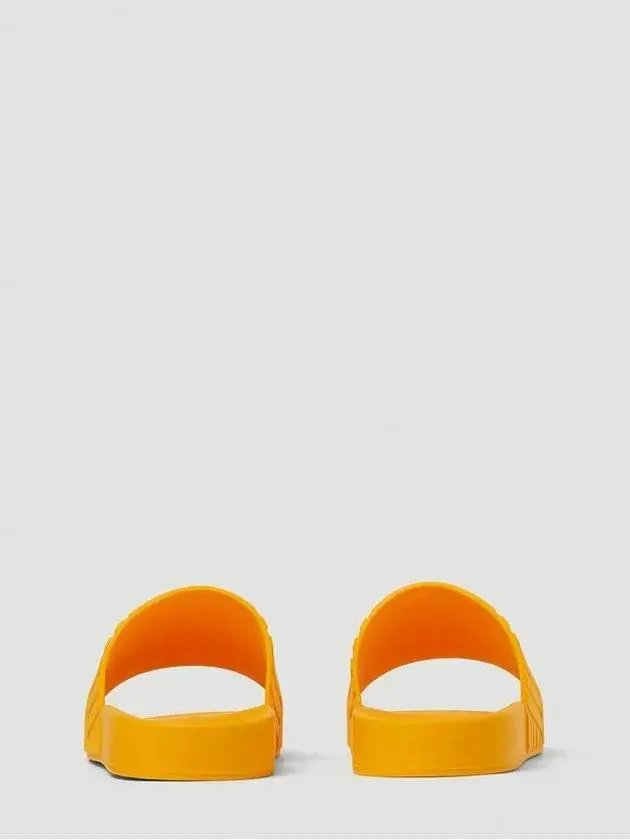 Bottega Veneta Carpet Carpet Rubber Slide Orange