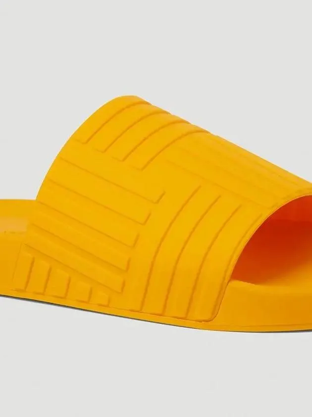 Bottega Veneta Carpet Carpet Rubber Slide Orange