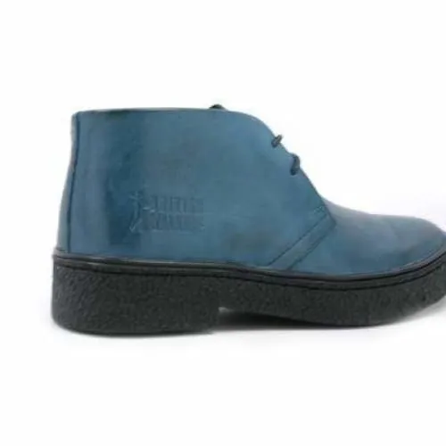 British Walkers Playboy Classic Men's Steel Blue Leather