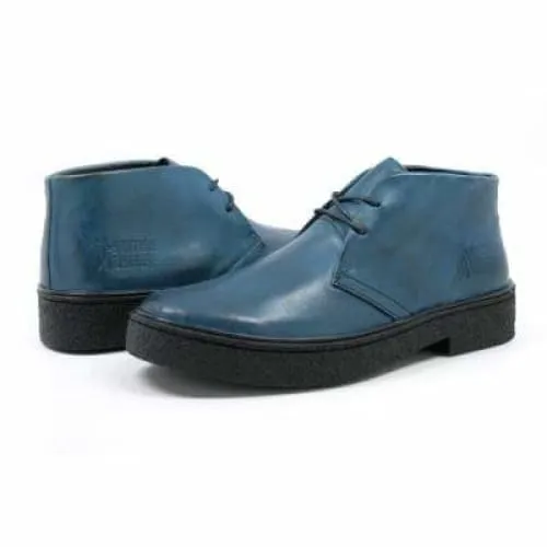 British Walkers Playboy Classic Men's Steel Blue Leather