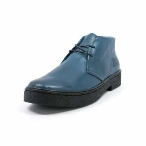 British Walkers Playboy Classic Men's Steel Blue Leather