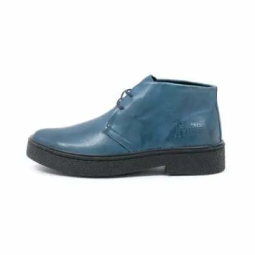 British Walkers Playboy Classic Men's Steel Blue Leather