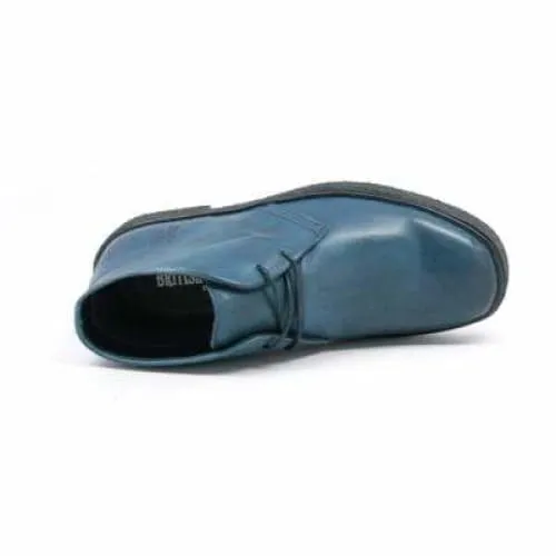 British Walkers Playboy Classic Men's Steel Blue Leather