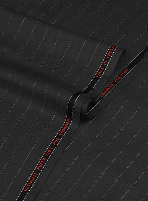 Charles Clayton Rera Black Wool Cashmere Jacket