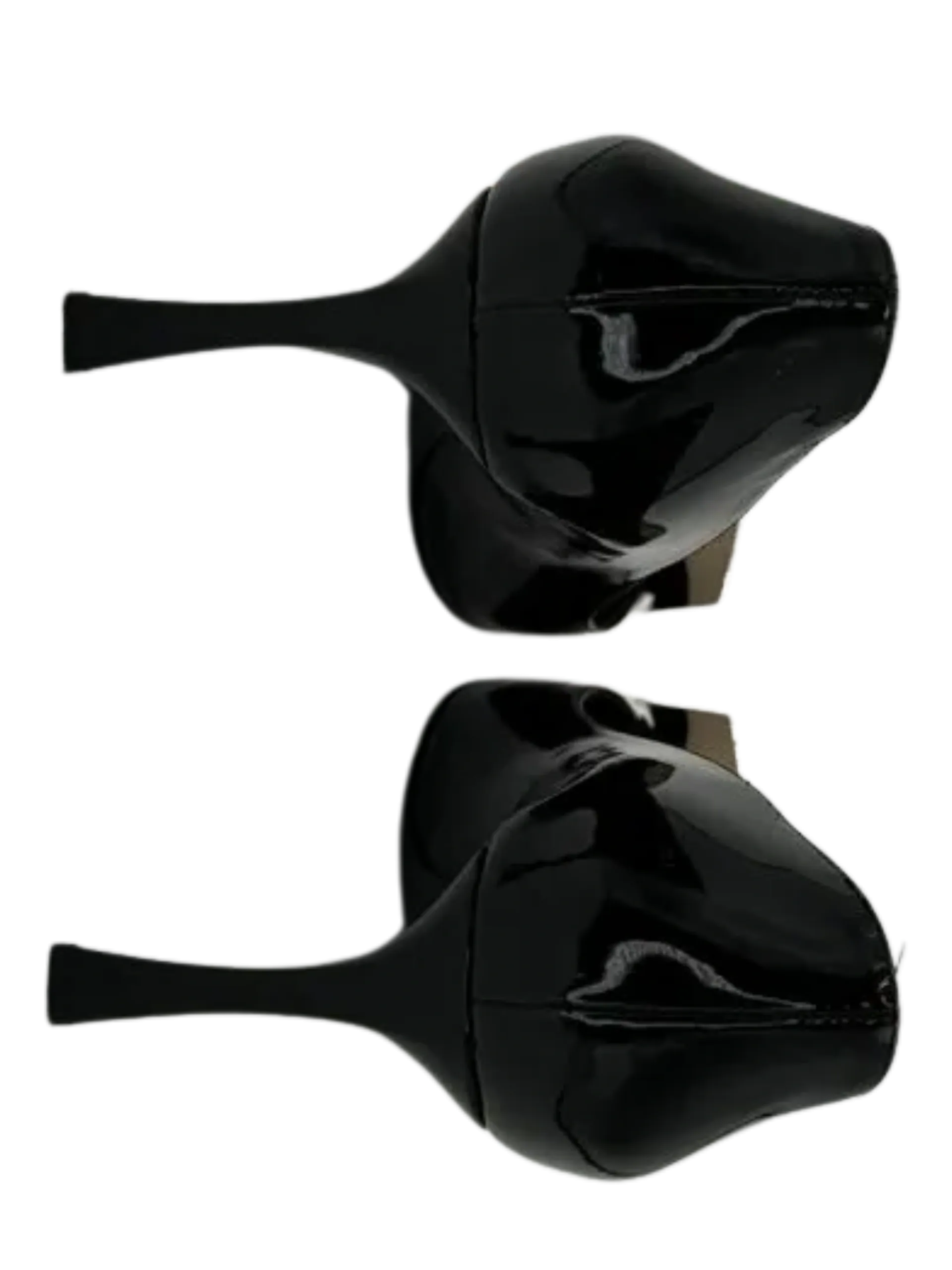 Christian Dior Black Patent Leather "Instinct" Pointed Toe Pumps