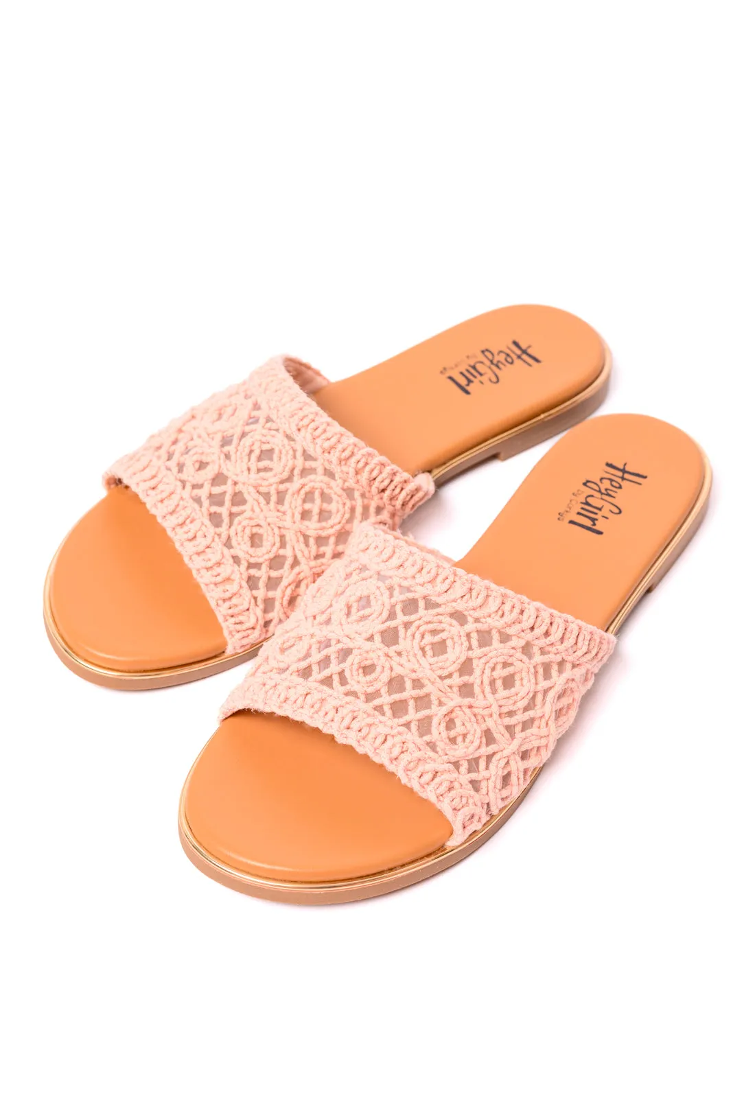 Corkys Hey Girl Crochet Beach Sandals in Pink