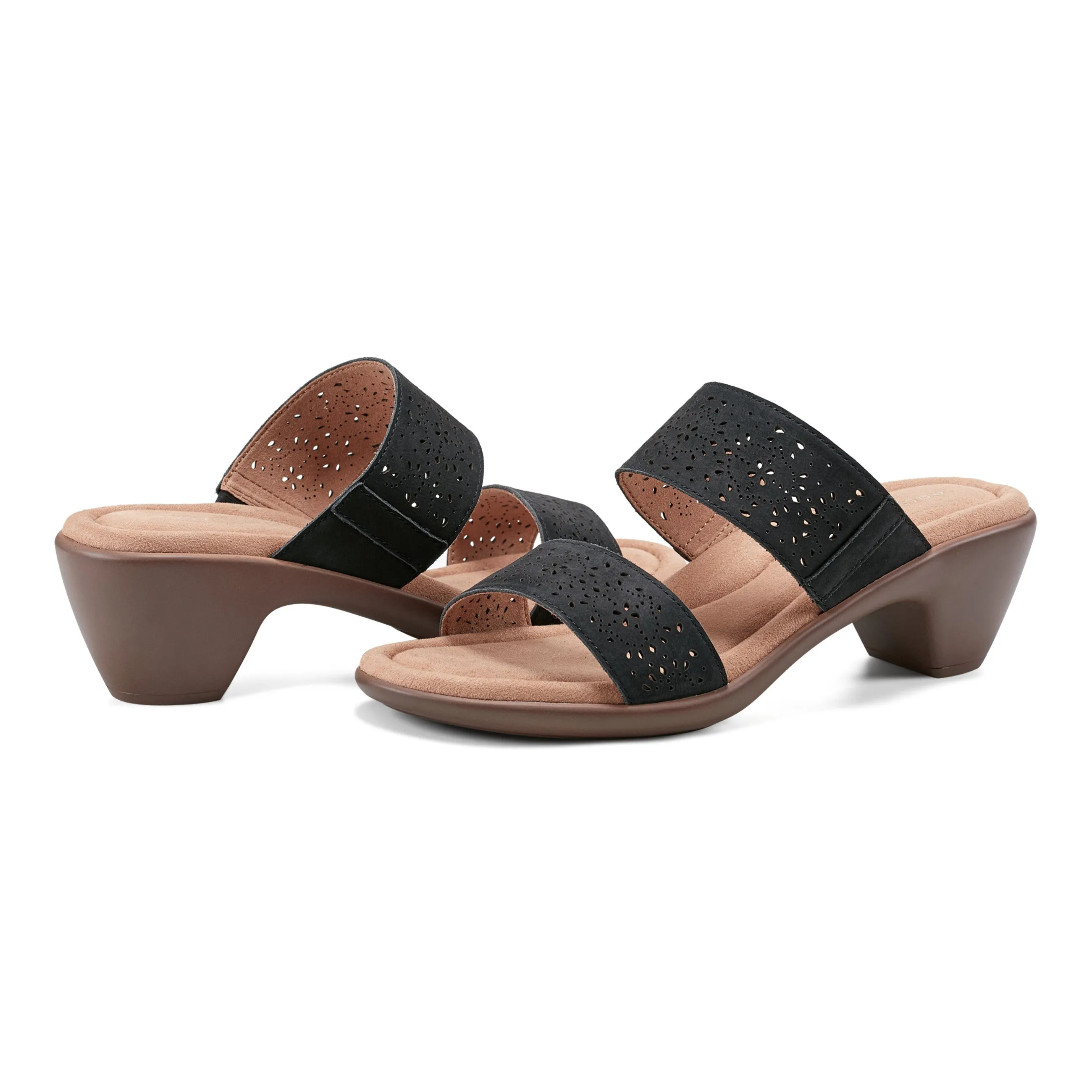 Crista Casual Slide Heeled Sandals