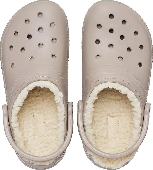 Crocs 207010 BONE Lined Classic Clog  207010-2YB