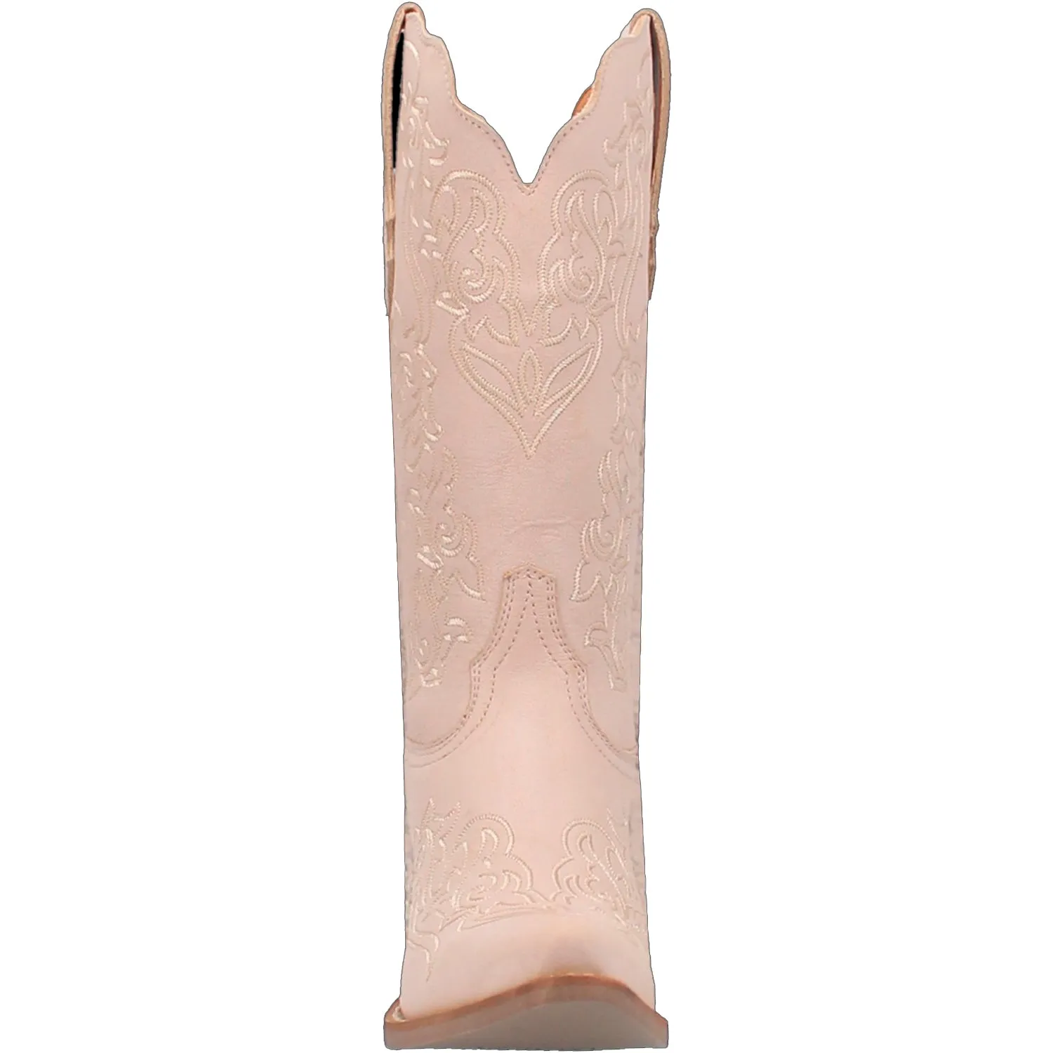 Dingo Womens Flirty N Fun Off White Leather Cowboy Boots