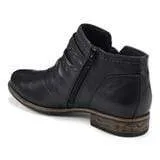 Earth Women's Abby Buckeye Low Boots- Black