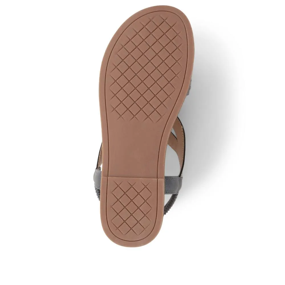 Embellished Slip On Sandals - BELBAIZH37049 / 323 381