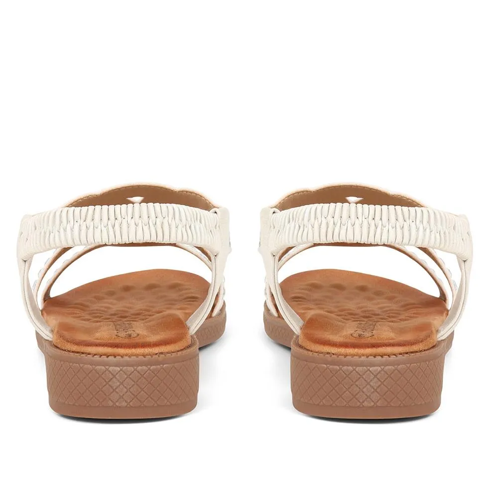 Embellished Slip On Sandals - BELBAIZH37049 / 323 381