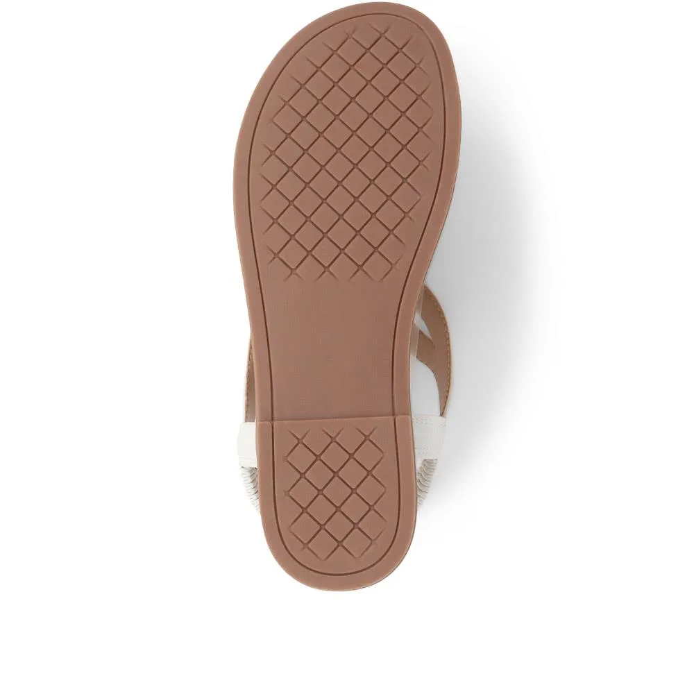 Embellished Slip On Sandals - BELBAIZH37049 / 323 381