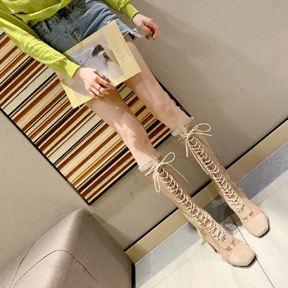 Escaping Fate Knee High Boots