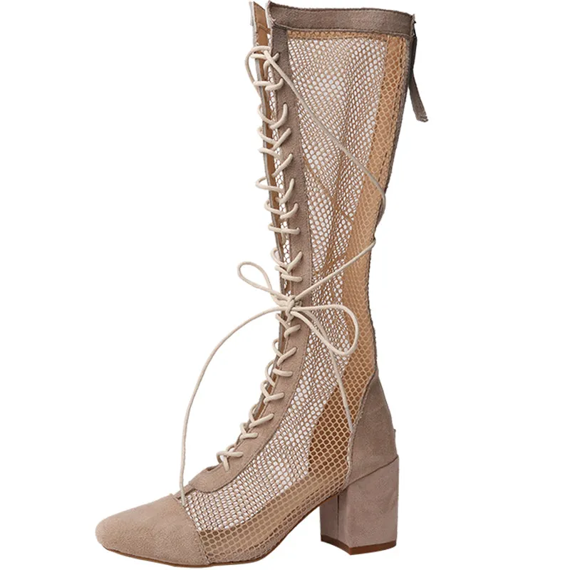 Escaping Fate Knee High Boots