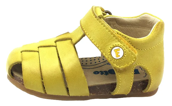 Falcotto Boy's and Girl's Alby Fisherman Sandals, Yellow Giallo