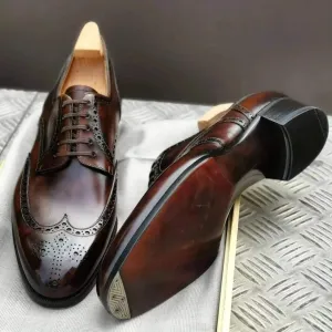 Genuine Leather Gentleman Brogues Men's Shoes