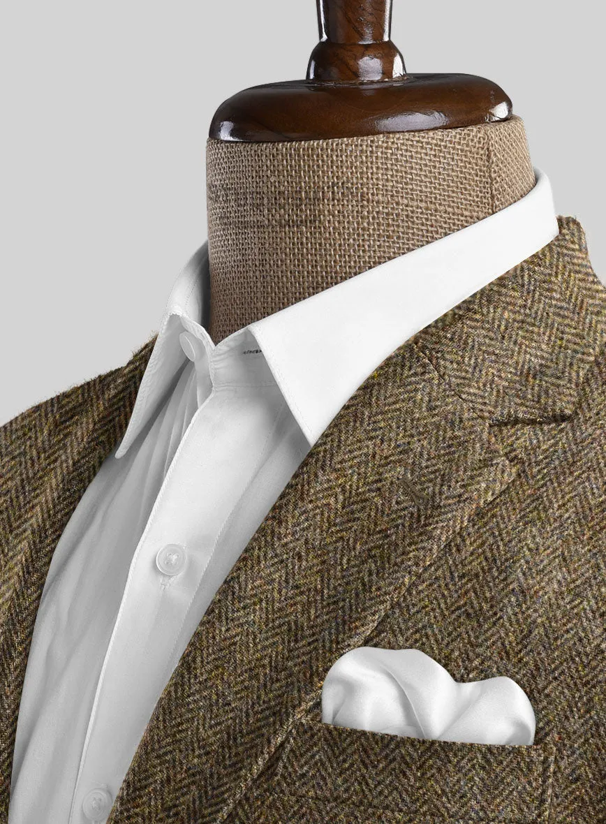 Harris Tweed Hebridean Brown Herringbone Suit