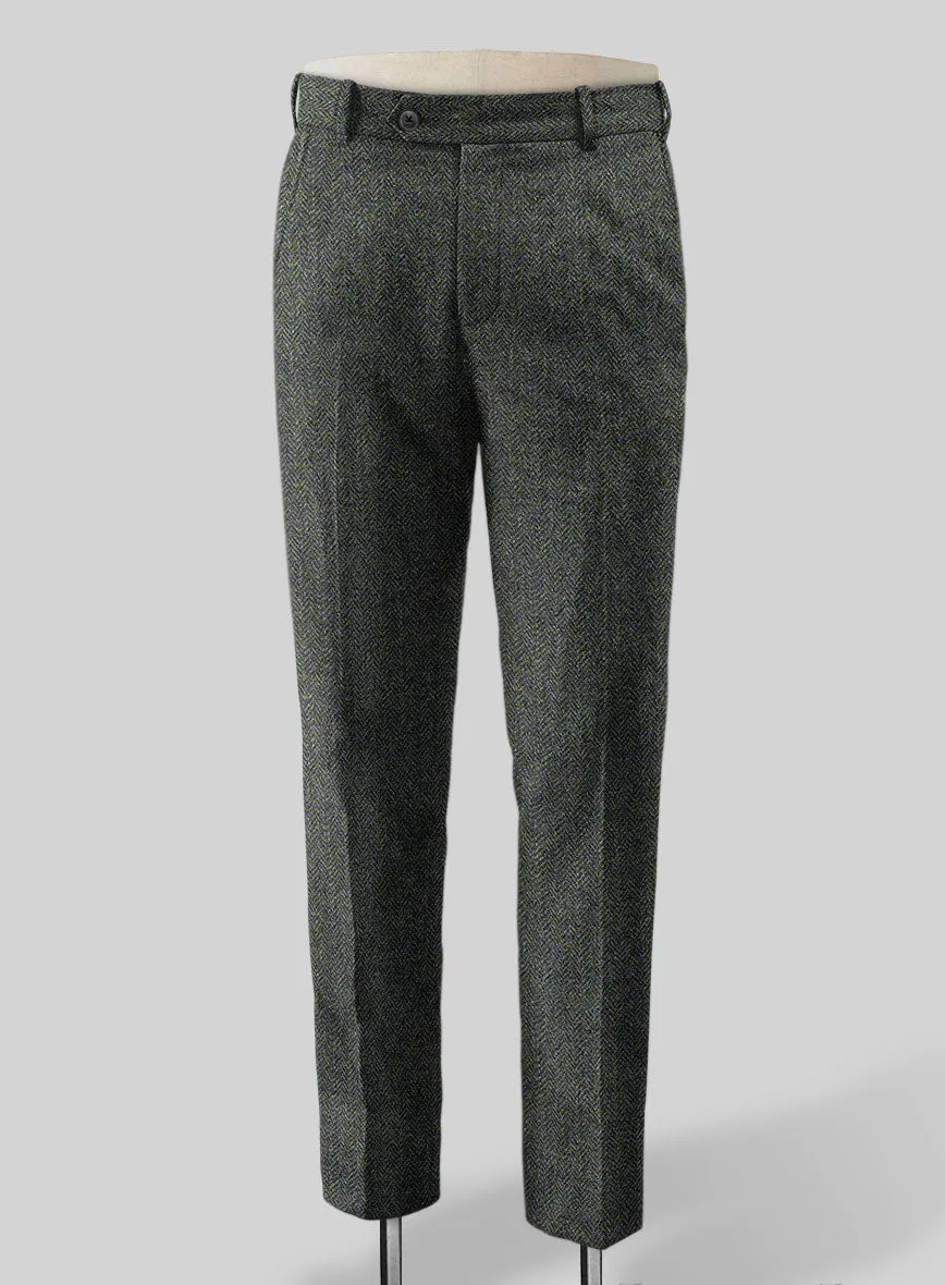 Harris Tweed Ridge Blue Herringbone Suit