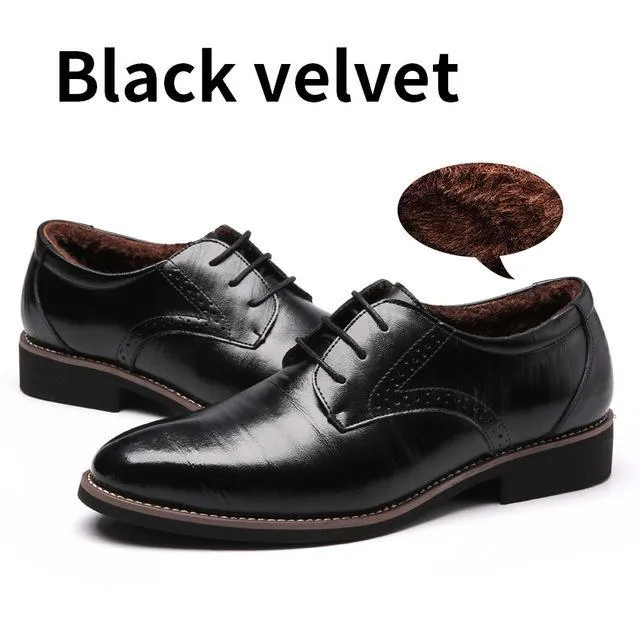 High Quality Brogues Lace-Up Business Dress Shoes