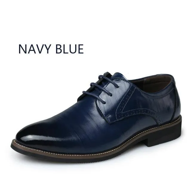 High Quality Brogues Lace-Up Business Dress Shoes