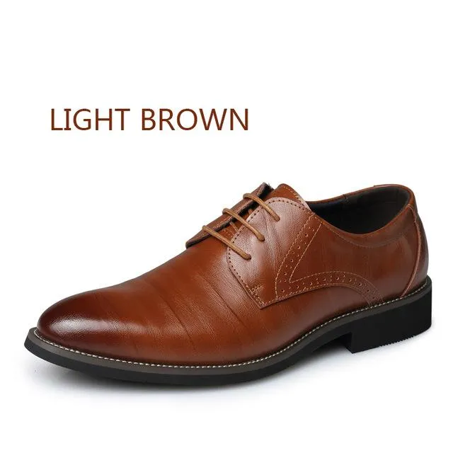 High Quality Brogues Lace-Up Business Dress Shoes