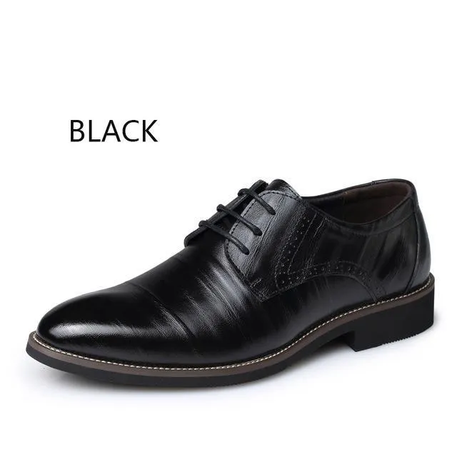 High Quality Brogues Lace-Up Business Dress Shoes