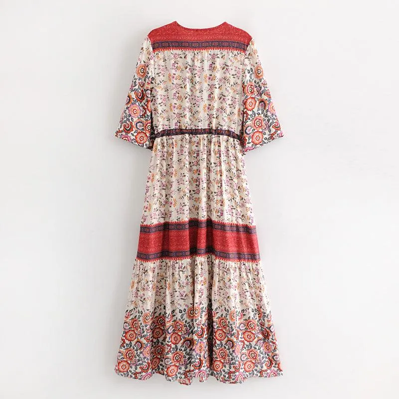 HIPPIE CHICK BUTTON UP DRESS