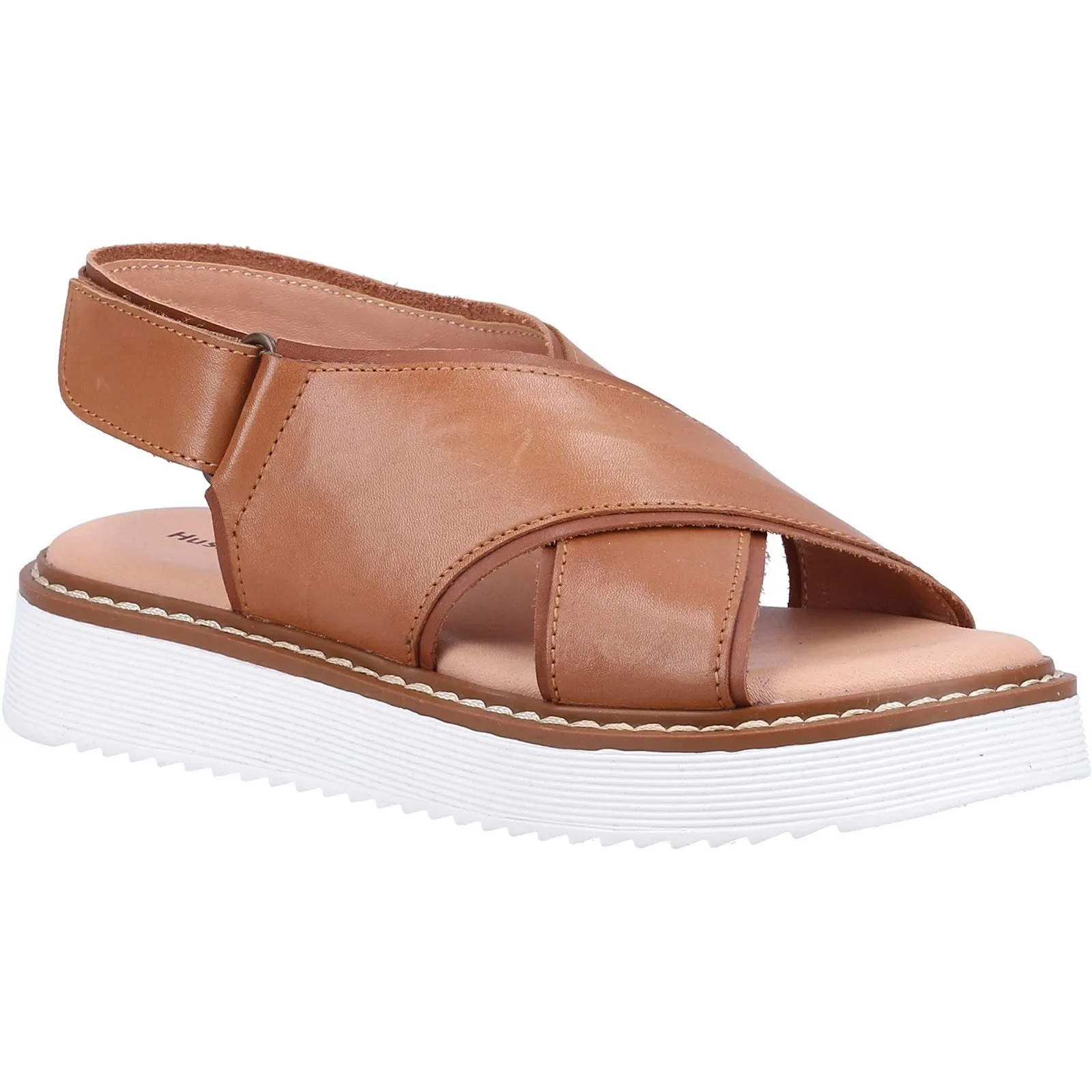 Hush Puppies Girls Clarissa Leather Sandal - Tan