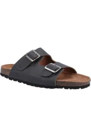 Hush Puppies Nash Mens Sandal in black