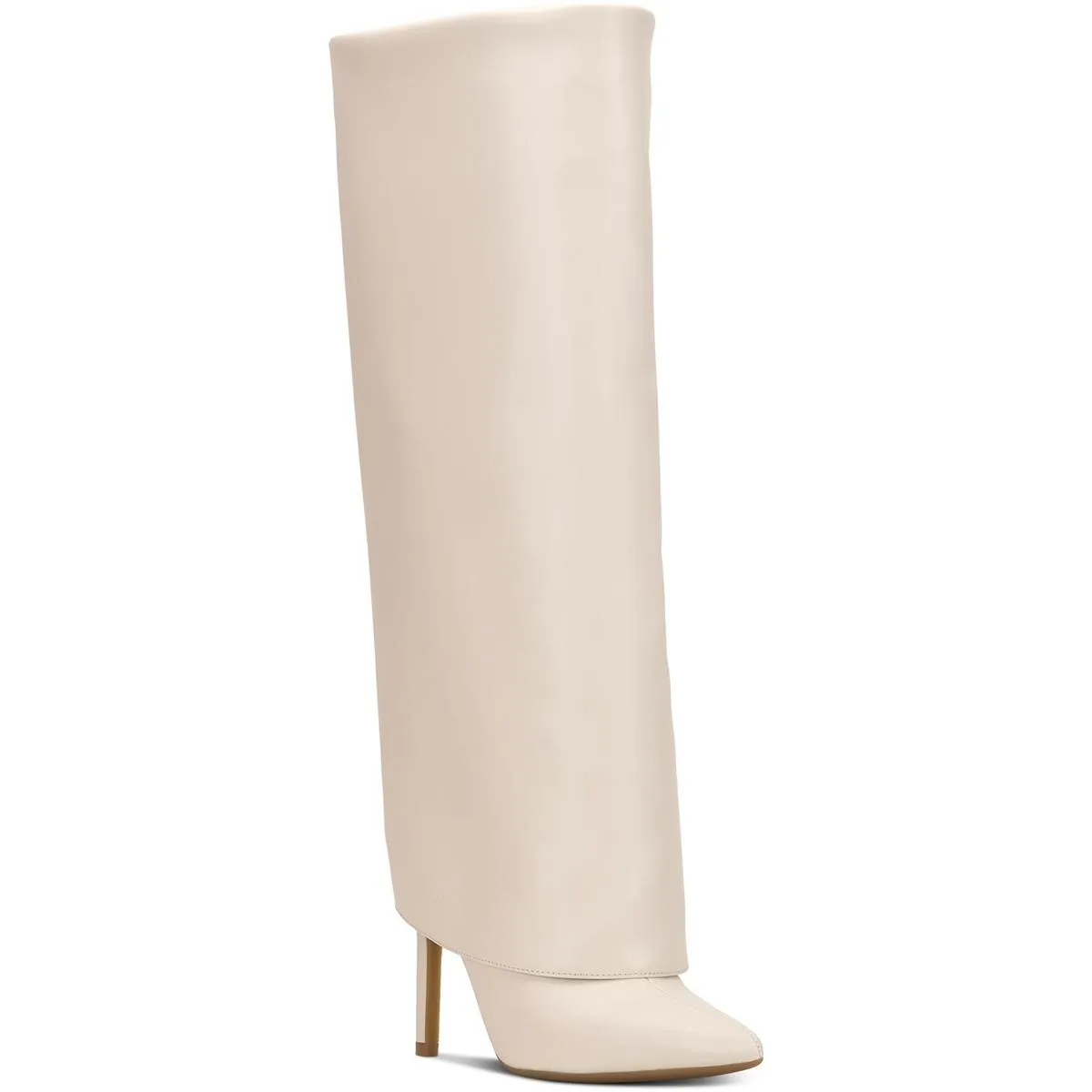 INC Womens Faux Leather Tall Knee-High Boots