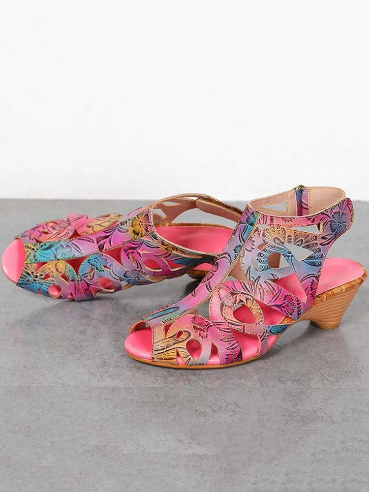 Khalani Bohemian Leather Sandals