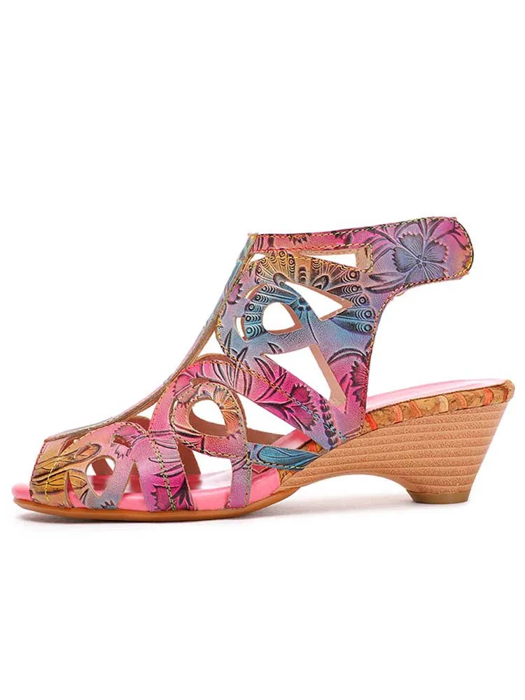 Khalani Bohemian Leather Sandals