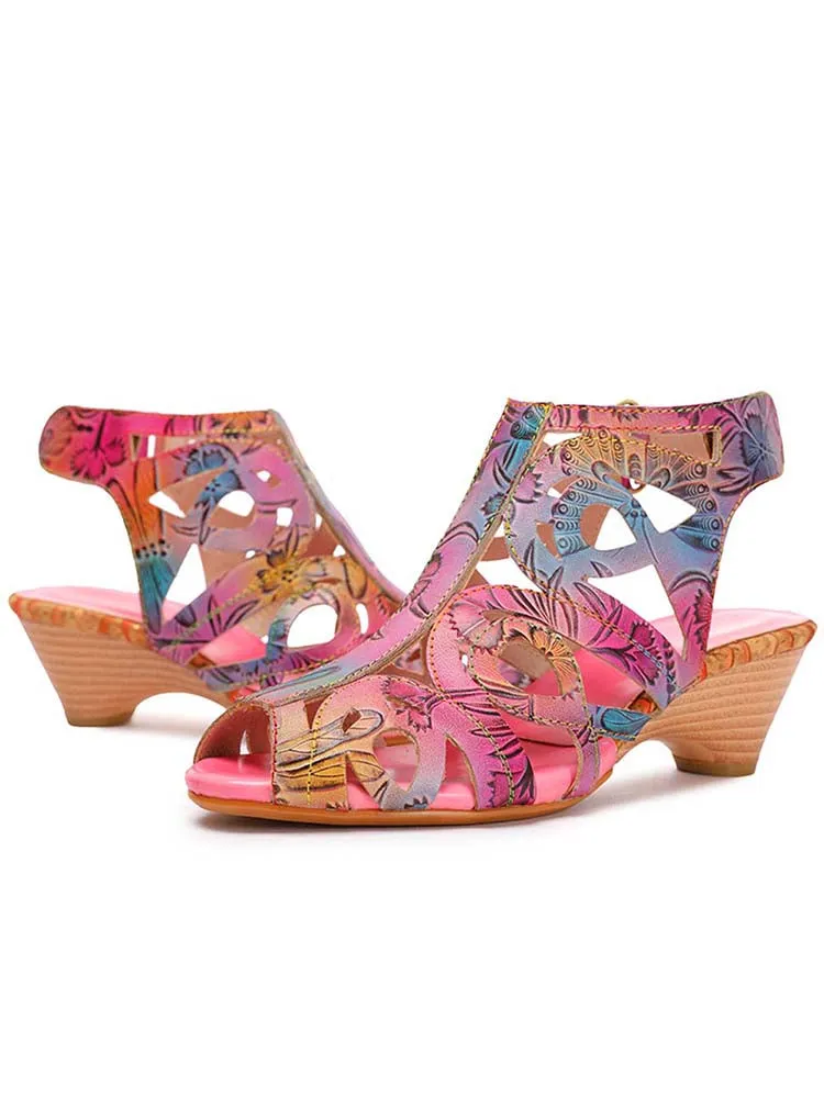 Khalani Bohemian Leather Sandals