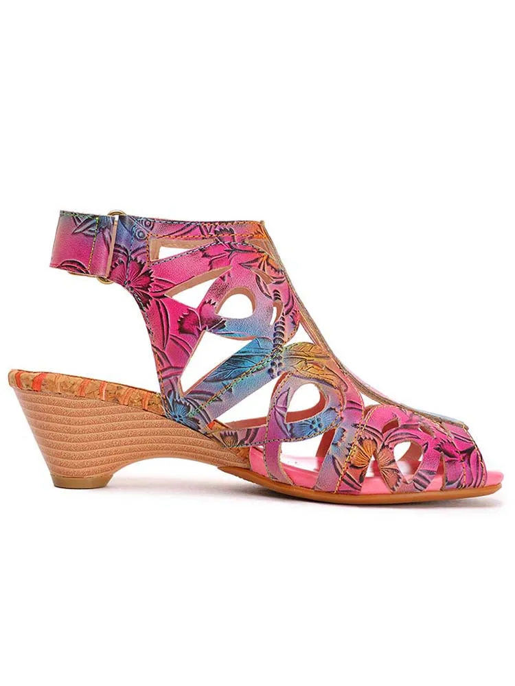 Khalani Bohemian Leather Sandals
