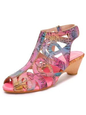 Khalani Bohemian Leather Sandals