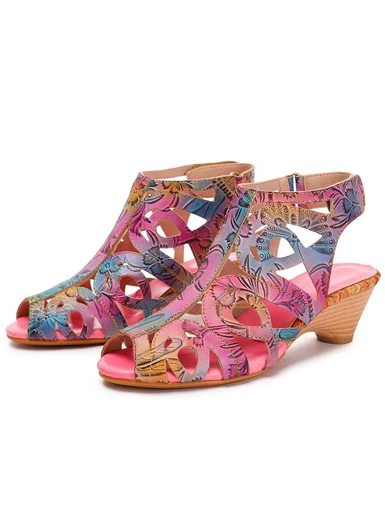 Khalani Bohemian Leather Sandals