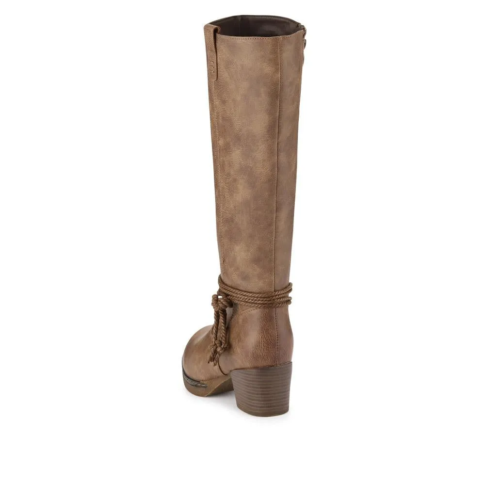 Lace-Detailed Long Boots - WOIL40013 / 325 915