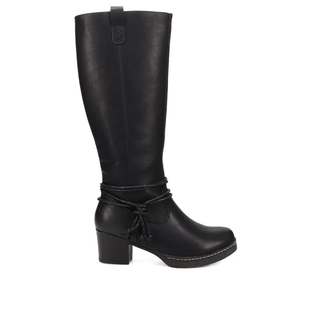 Lace-Detailed Long Boots - WOIL40013 / 325 915