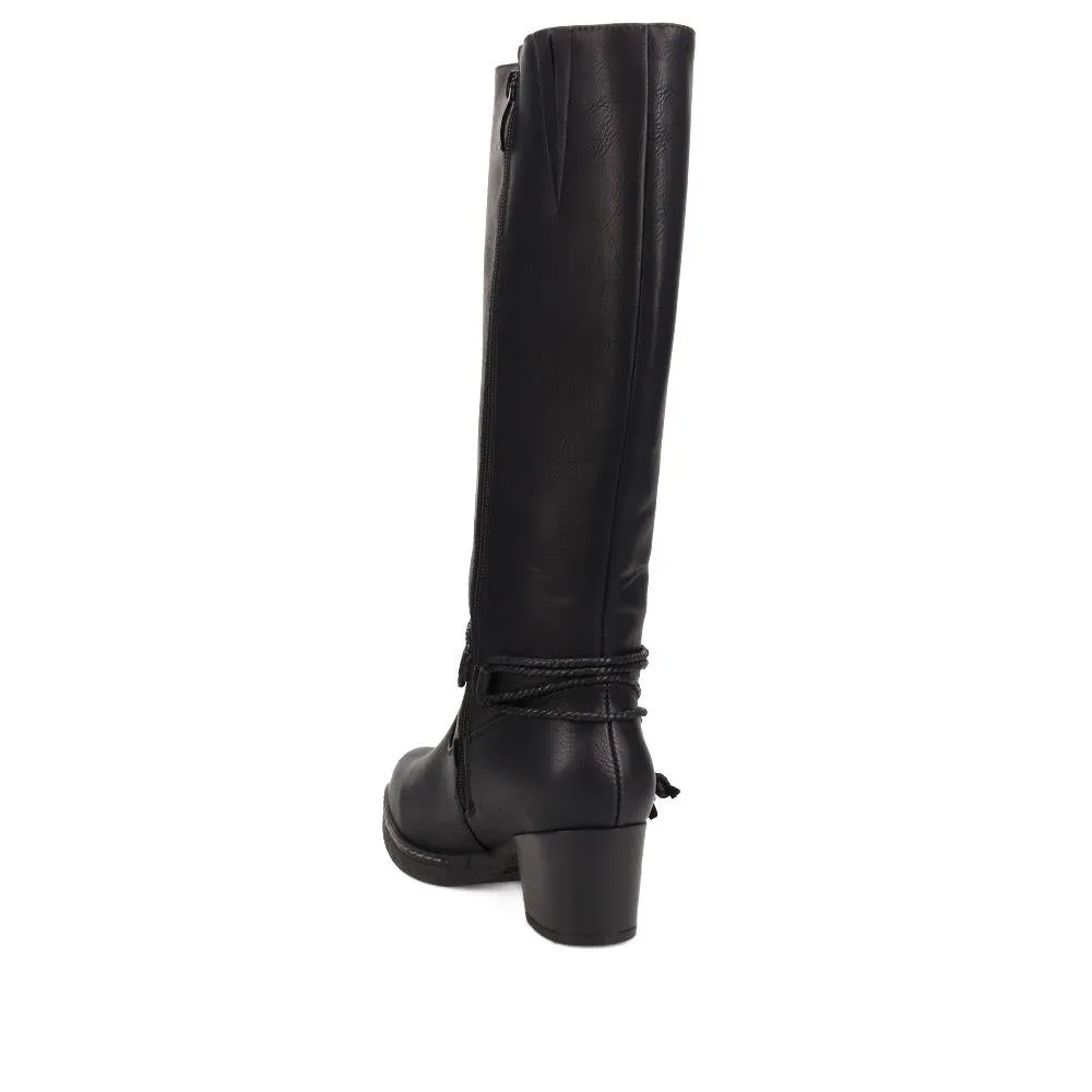 Lace-Detailed Long Boots - WOIL40013 / 325 915