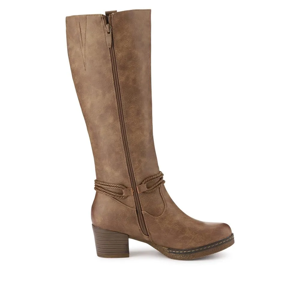 Lace-Detailed Long Boots - WOIL40013 / 325 915
