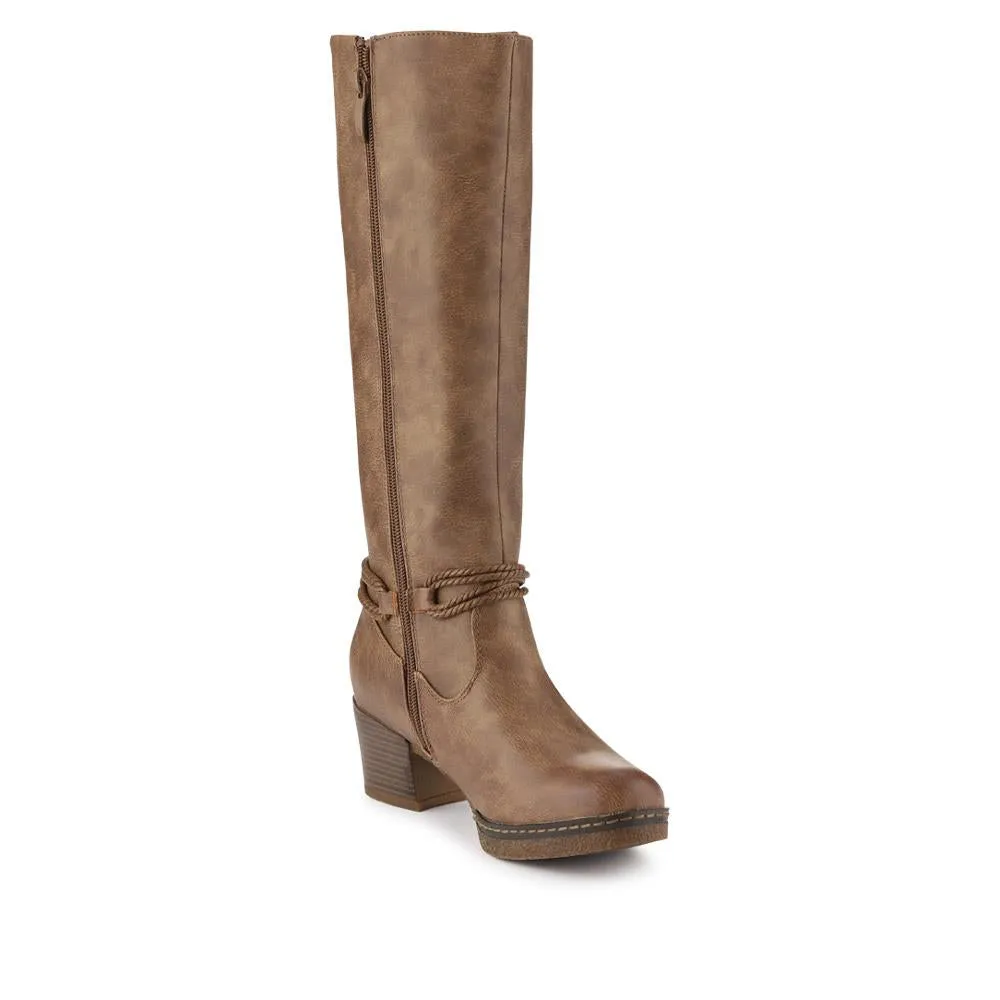 Lace-Detailed Long Boots - WOIL40013 / 325 915
